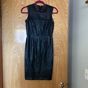 Calvin Klein Faux Leather dress